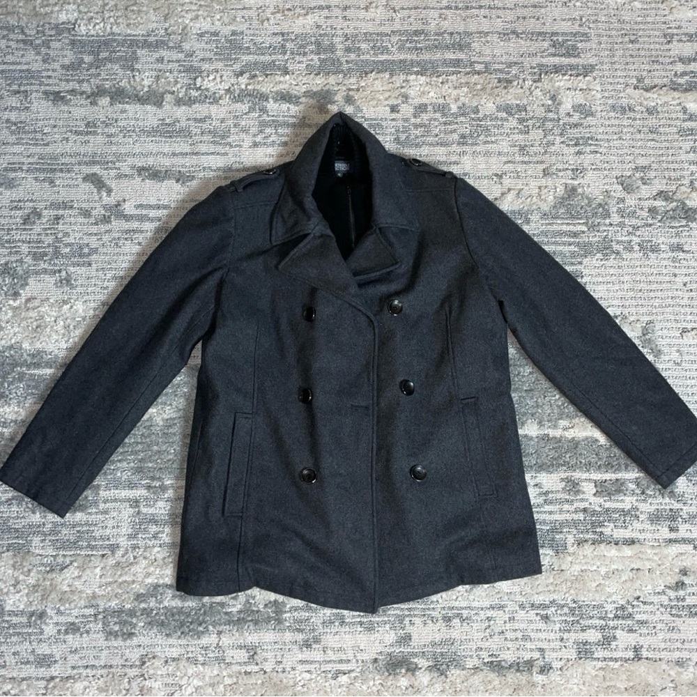 Men’s Grey Designer Kenneth Cole Jacket - Size Medium